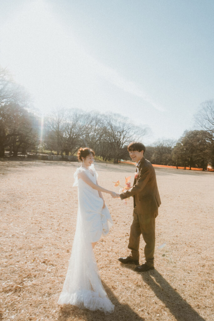 砧公園（BAOI）の前撮り事例