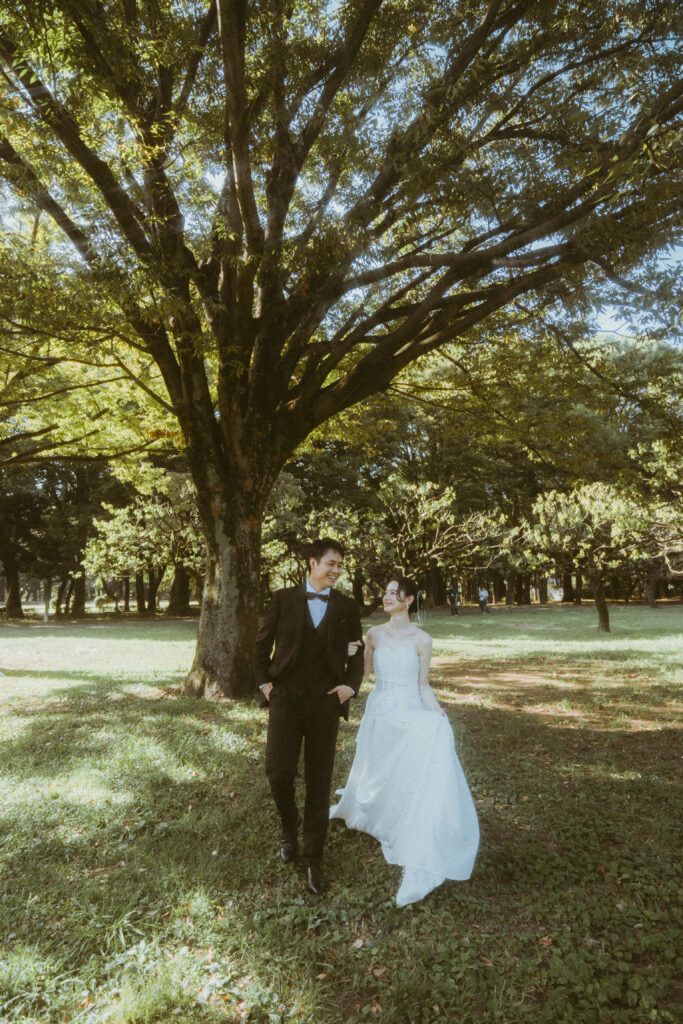 砧公園（BAOI）の前撮り事例