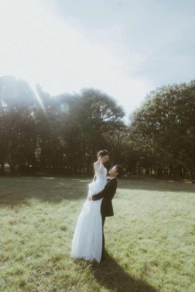 砧公園（BAOI）の前撮り事例