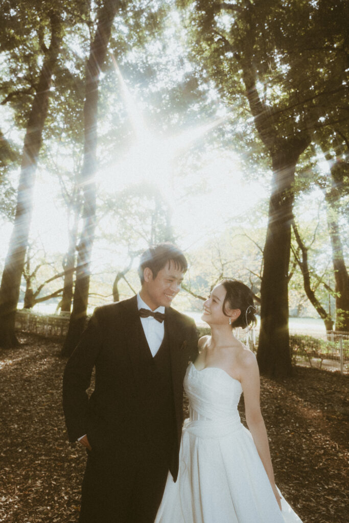 砧公園（BAOI）の前撮り事例