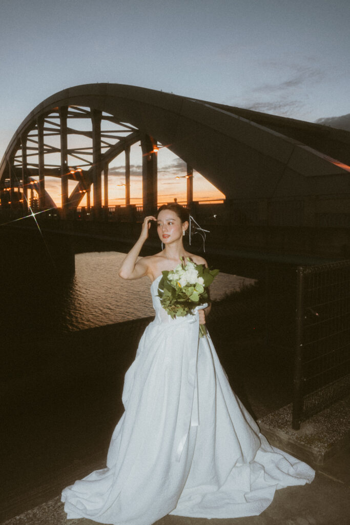 丸子橋・多摩川（BAOI / ナイト）の前撮り事例