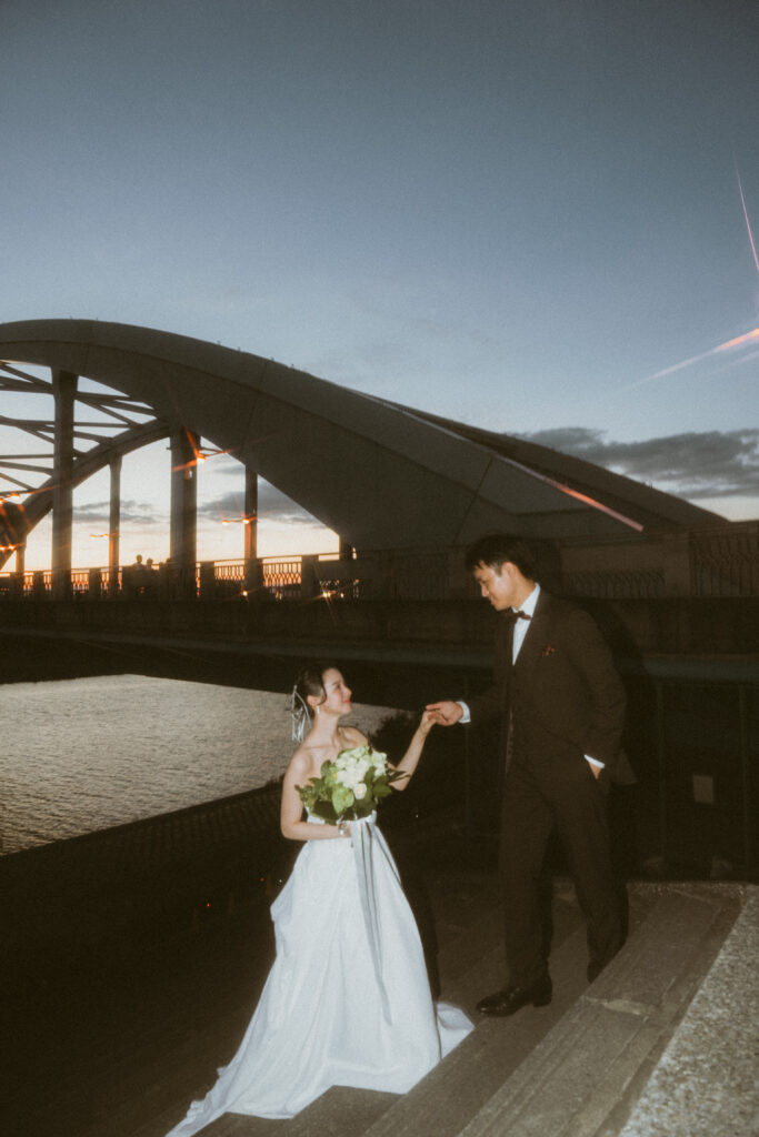 丸子橋・多摩川（BAOI / ナイト）の前撮り事例