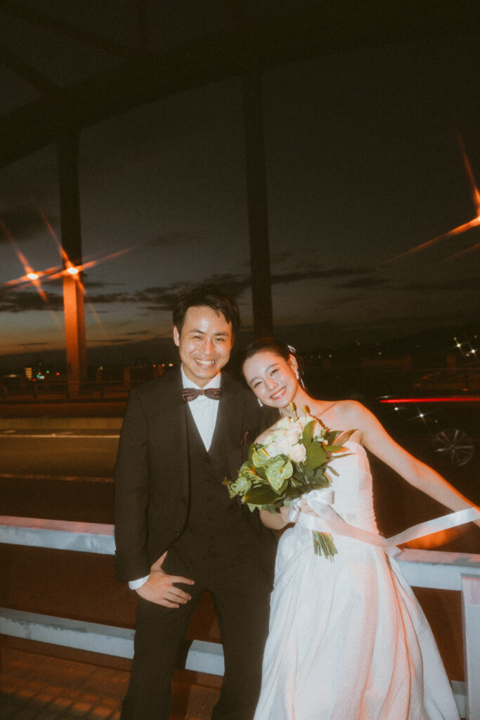 丸子橋・多摩川（BAOI / ナイト）の前撮り事例