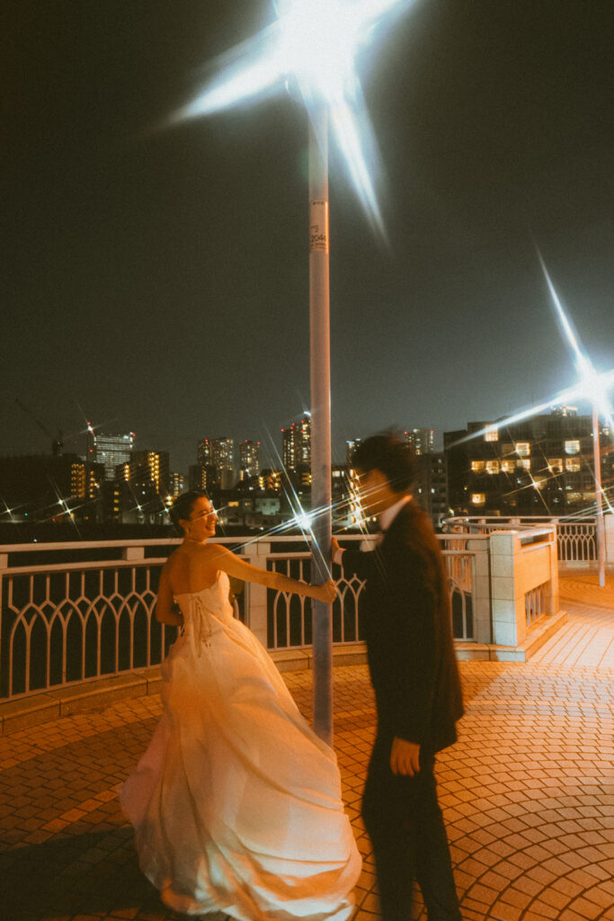 丸子橋・多摩川（BAOI / ナイト）の前撮り事例