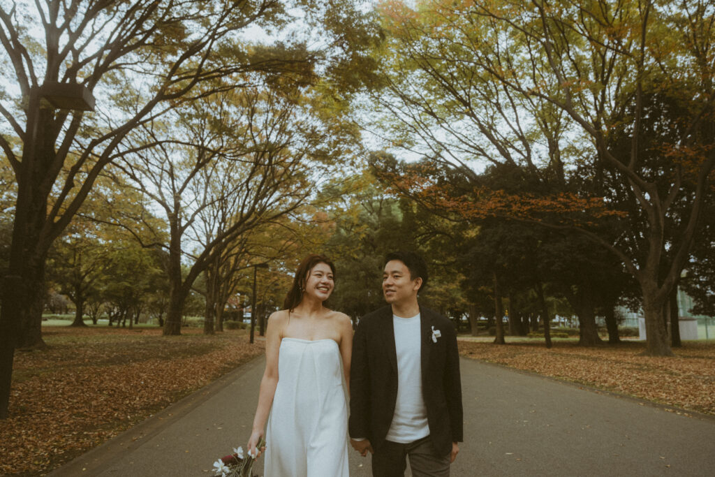 砧公園（BAOI）の前撮り事例