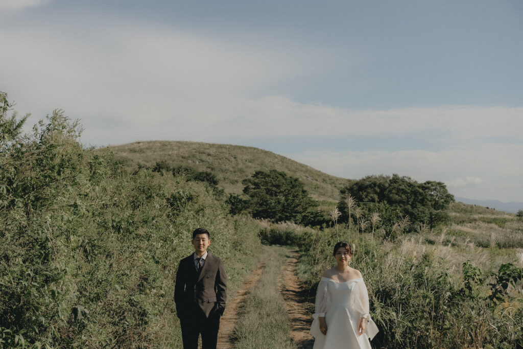 平尾台の前撮り事例