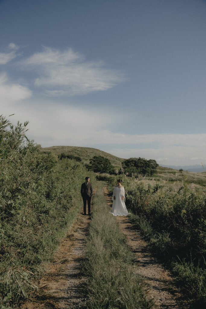 平尾台の前撮り事例