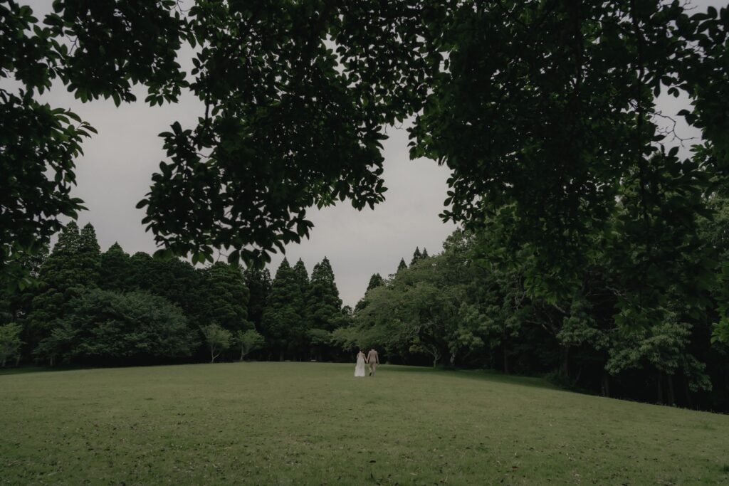 昭和の森公園の前撮り事例