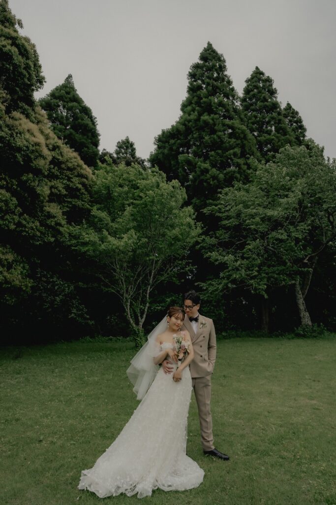 昭和の森公園の前撮り事例