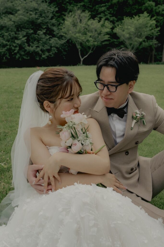 昭和の森公園の前撮り事例