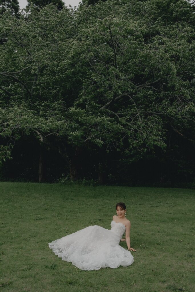 昭和の森公園の前撮り事例