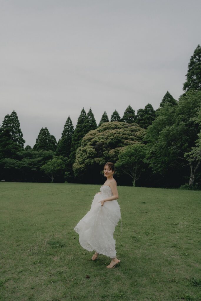 昭和の森公園の前撮り事例