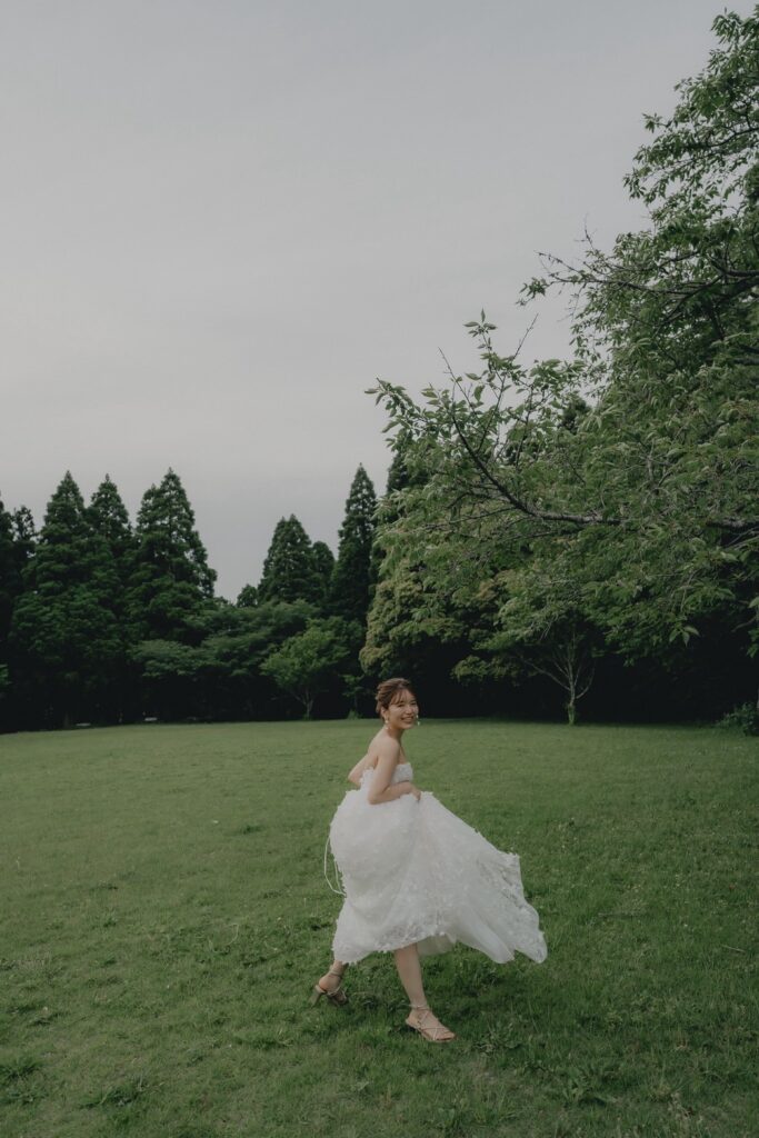 昭和の森公園の前撮り事例