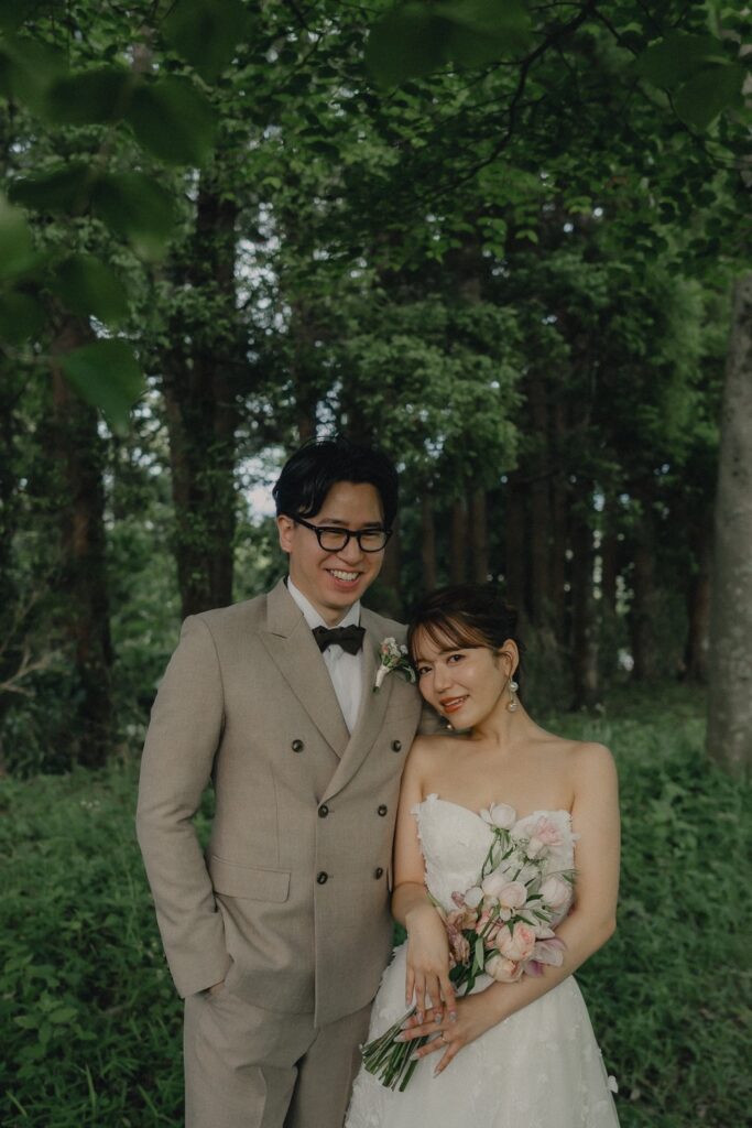 昭和の森公園の前撮り事例