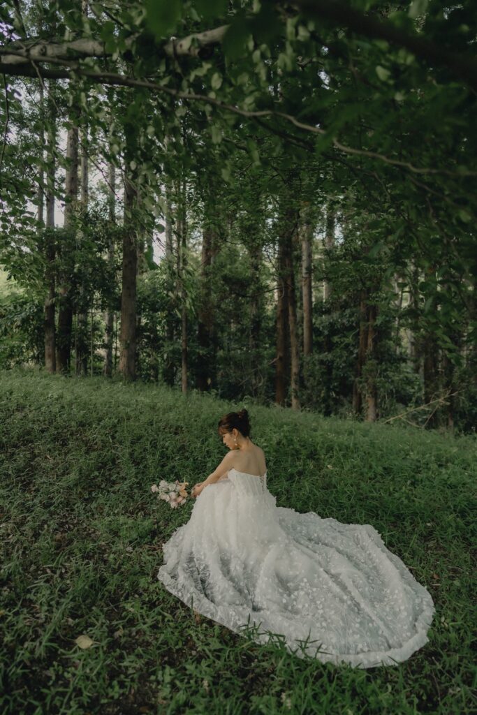 昭和の森公園の前撮り事例