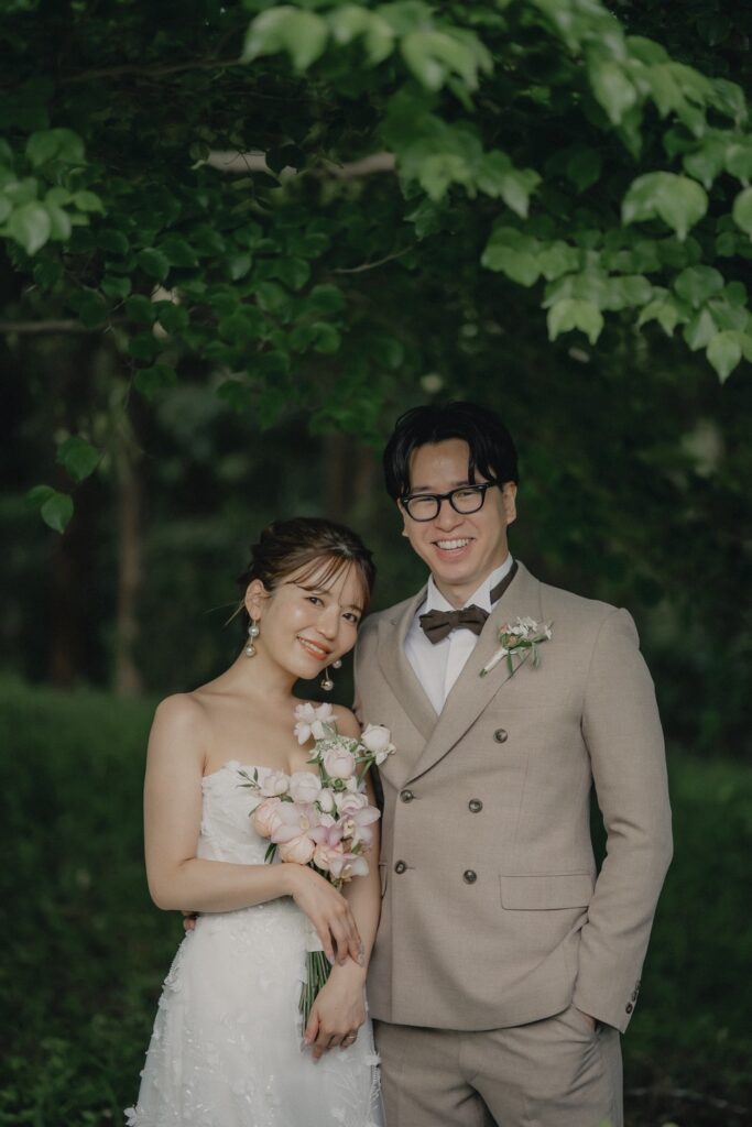 昭和の森公園の前撮り事例