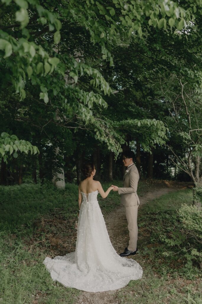 昭和の森公園の前撮り事例