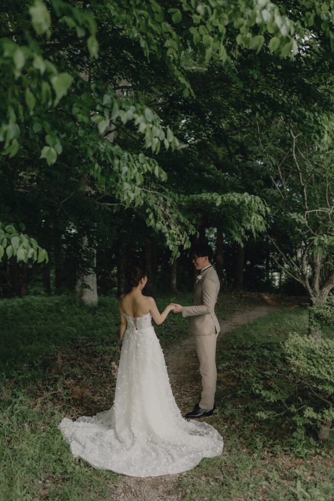 昭和の森公園の前撮り事例
