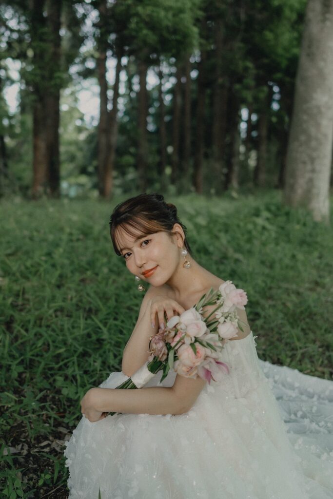 昭和の森公園の前撮り事例