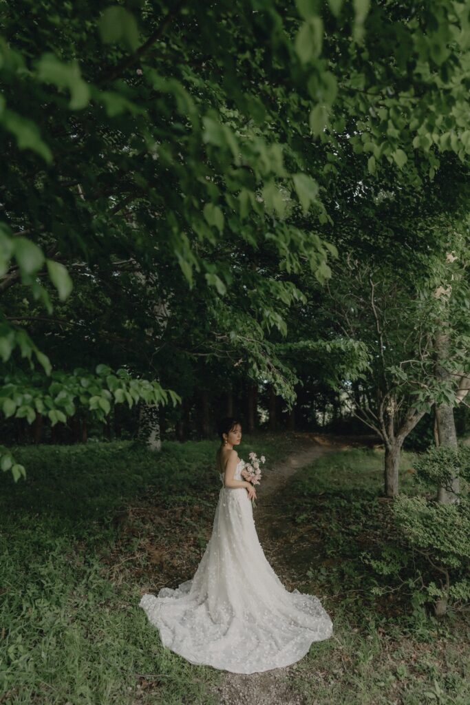 昭和の森公園の前撮り事例