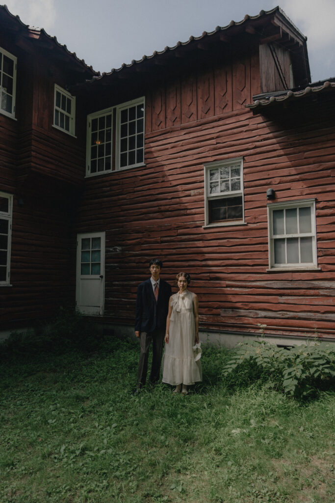 軽井沢タリアセンの前撮り事例