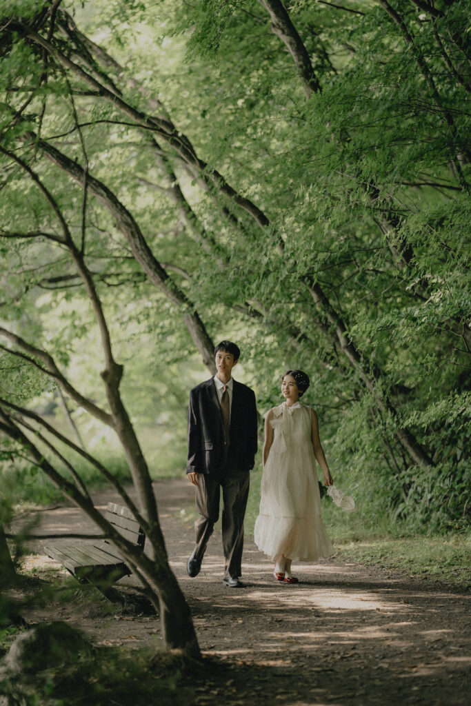 軽井沢タリアセンの前撮り事例