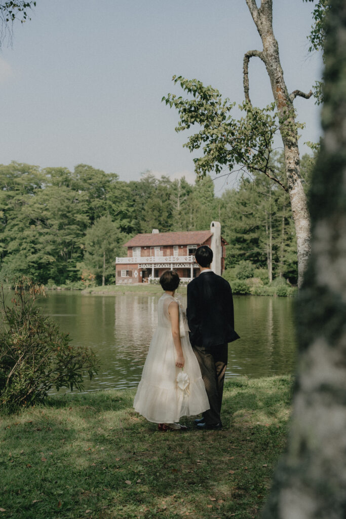 軽井沢タリアセンの前撮り事例