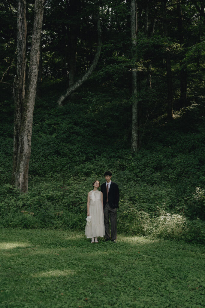 軽井沢タリアセンの前撮り事例