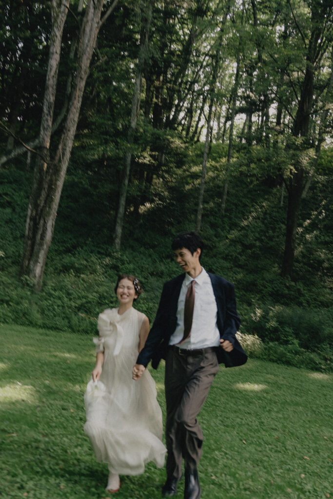 軽井沢タリアセンの前撮り事例