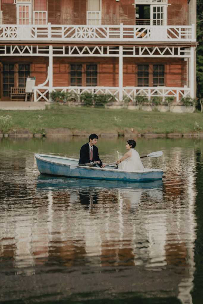 軽井沢タリアセンの前撮り事例