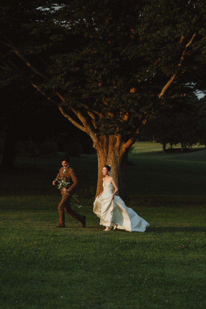 昭和の森公園の前撮り事例