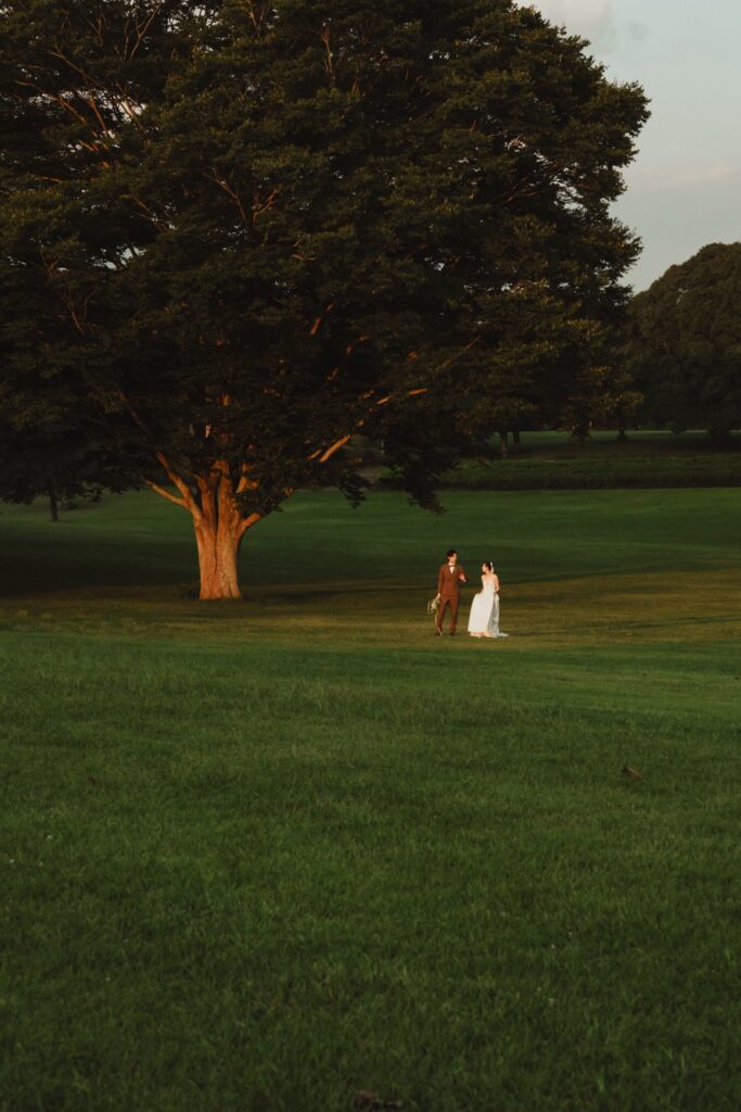昭和の森公園の前撮り事例
