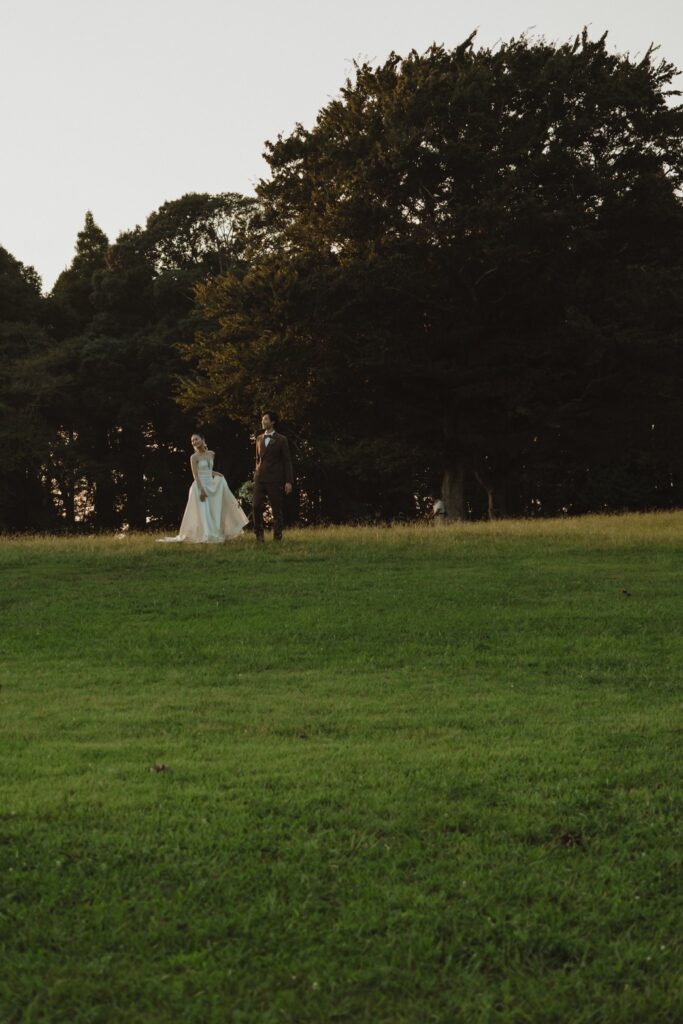 昭和の森公園の前撮り事例