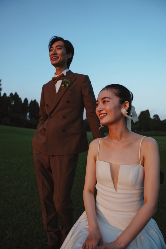 昭和の森公園の前撮り事例