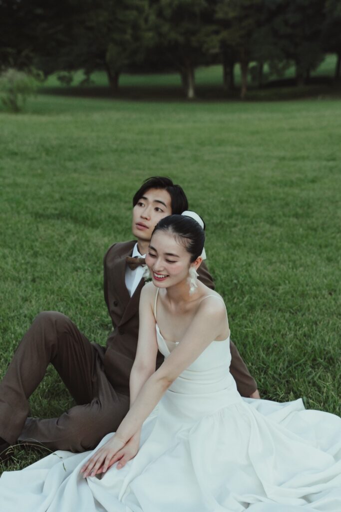 昭和の森公園の前撮り事例