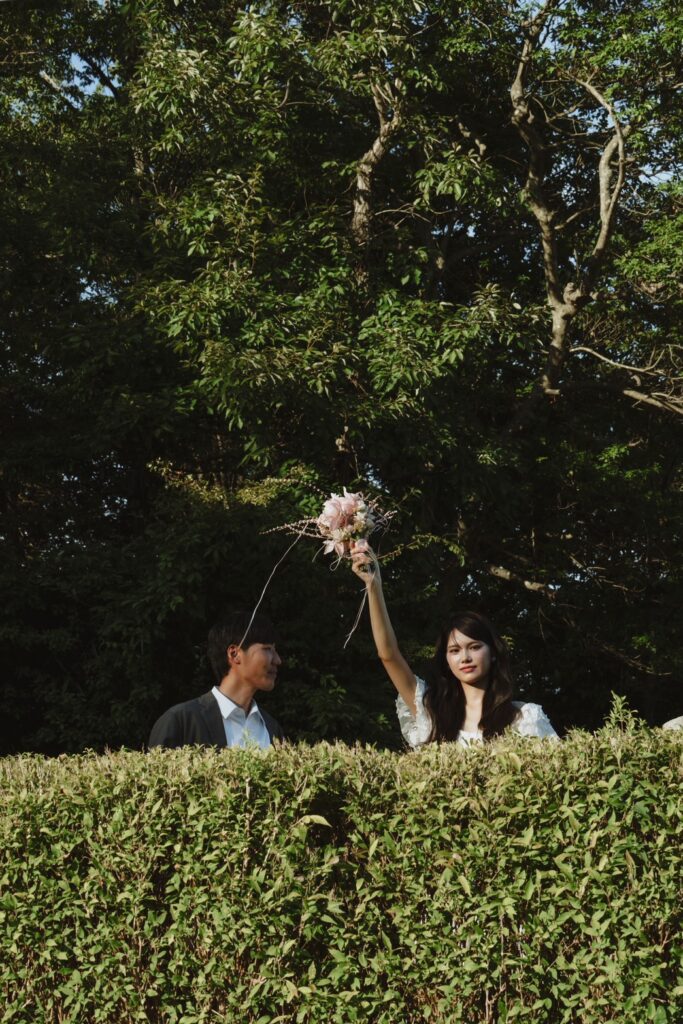 矢田山公園（nn)の前撮り事例