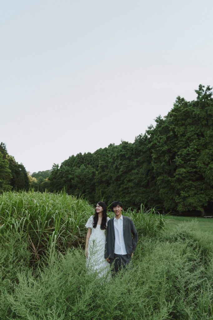 矢田山公園（nn)の前撮り事例