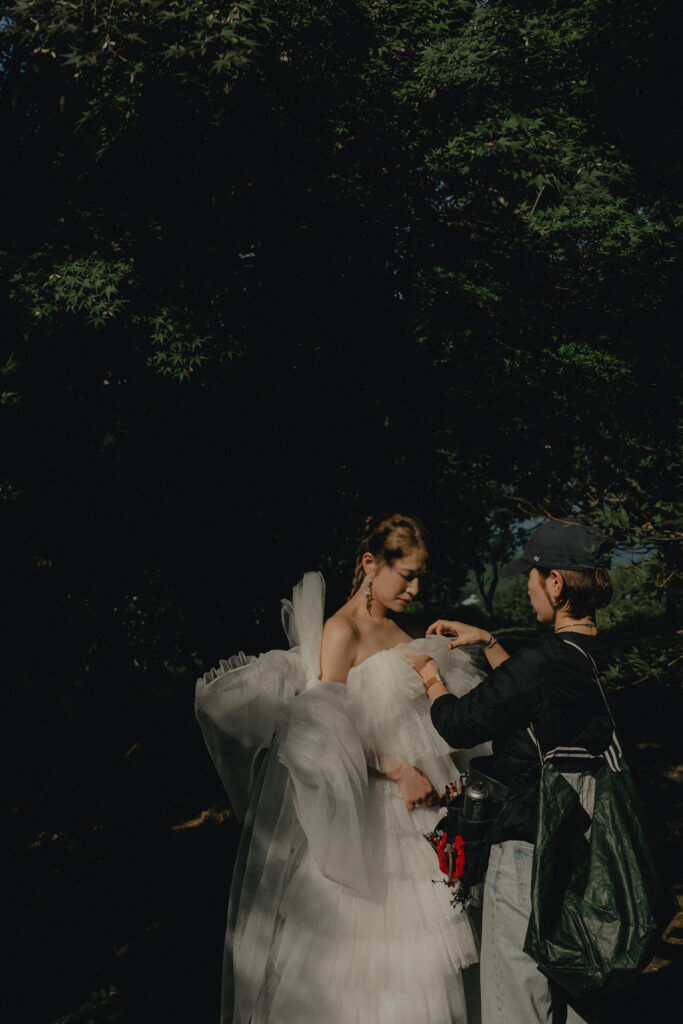 秋吉台の前撮り事例