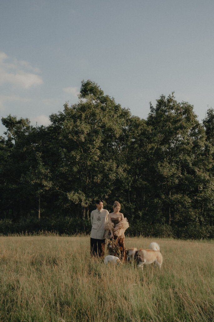秋吉台の前撮り事例