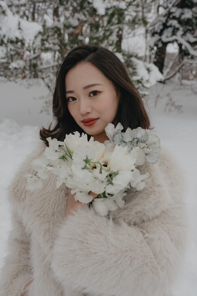 岡山県（1月/2月雪限定）の前撮り事例