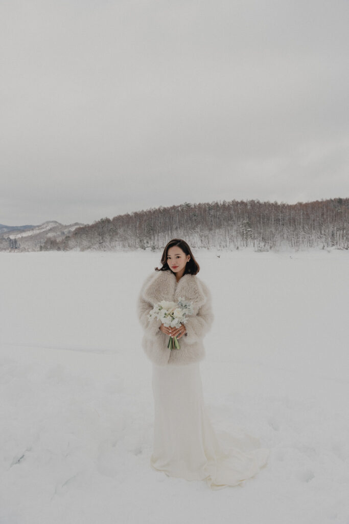 岡山県（1月/2月雪限定）の前撮り事例