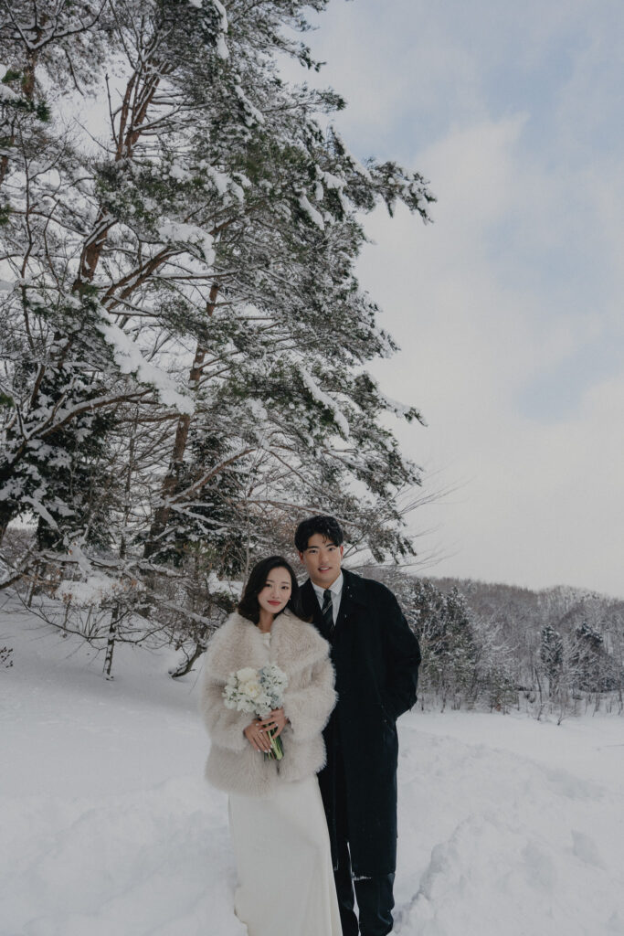 岡山県（1月/2月雪限定）の前撮り事例