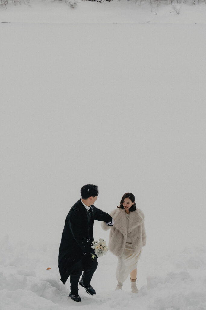 岡山県（1月/2月雪限定）の前撮り事例