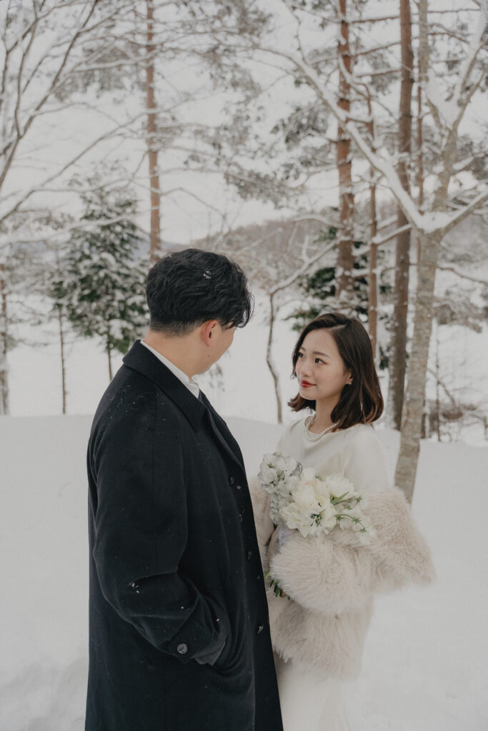 岡山県（1月/2月雪限定）の前撮り事例