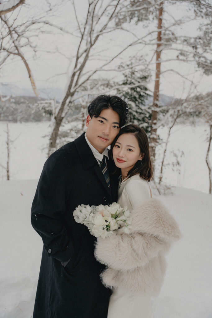 岡山県（1月/2月雪限定）の前撮り事例