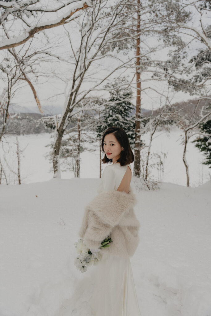 岡山県（1月/2月雪限定）の前撮り事例