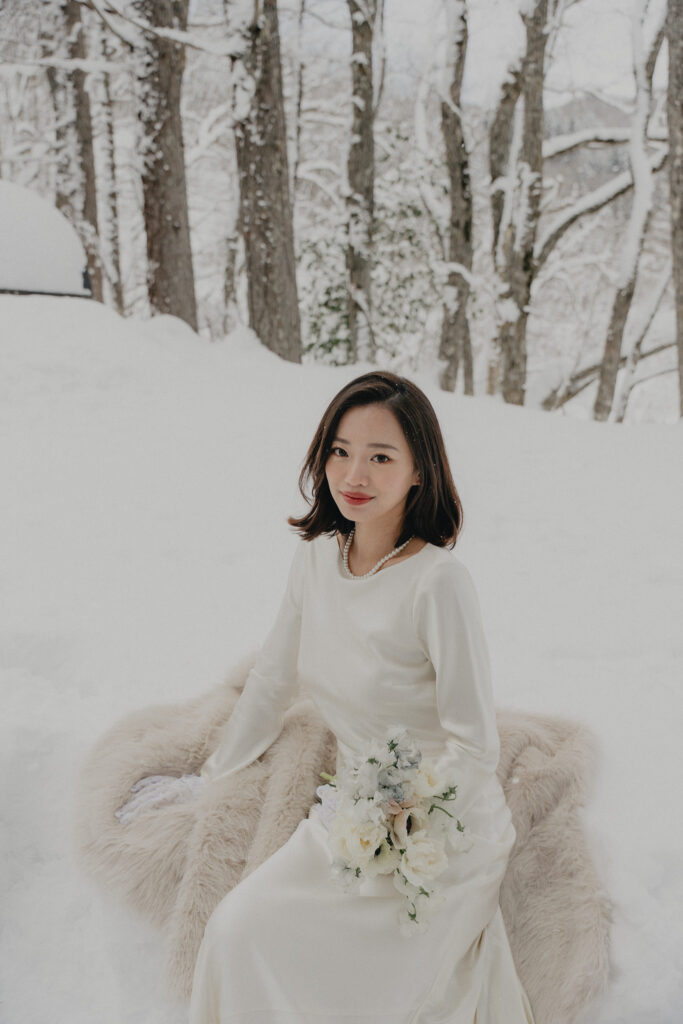 岡山県（1月/2月雪限定）の前撮り事例