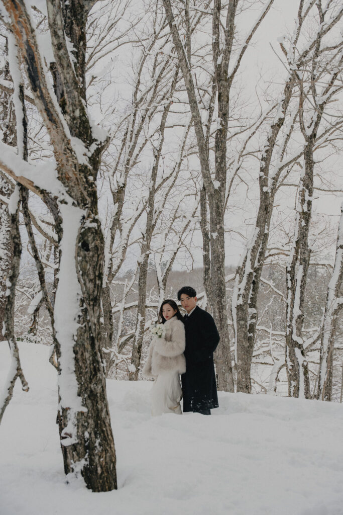 岡山県（1月/2月雪限定）の前撮り事例