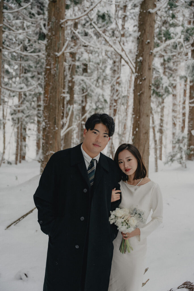 岡山県（1月/2月雪限定）の前撮り事例