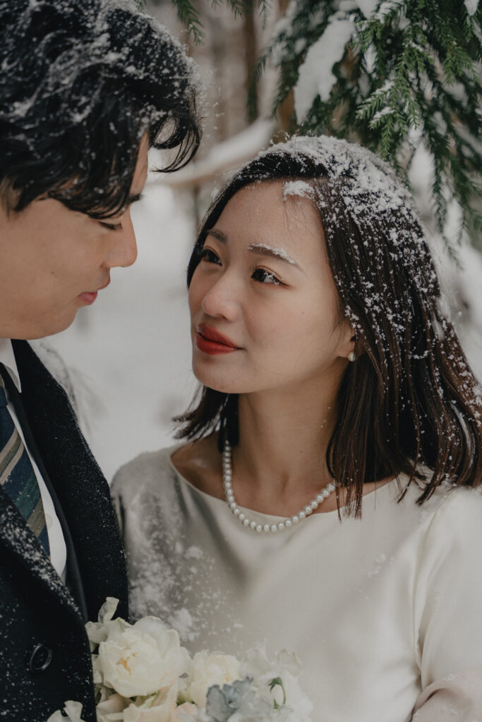 岡山県（1月/2月雪限定）の前撮り事例